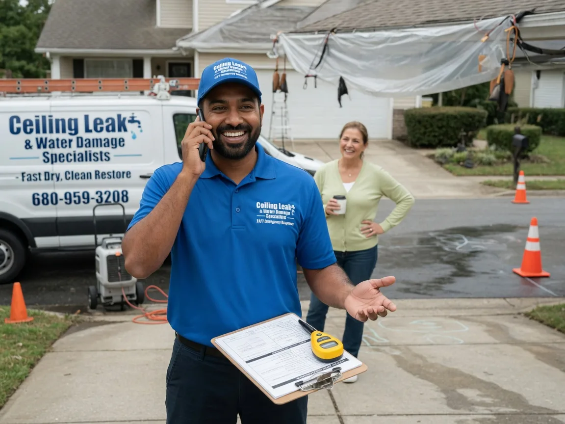 Ceiling Leak Cleanup Du Bois, NE FAQs